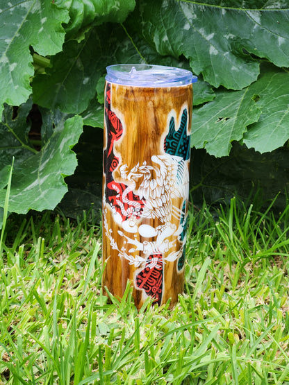 Mexico Wood Grain 20oz tumbler