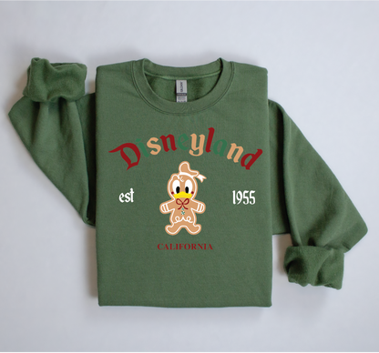 Gingerbread Donald Crewneck