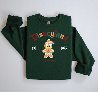 Gingerbread Donald Crewneck